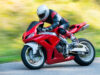 Rød motorcykel